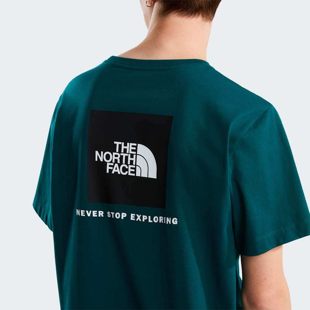 The North Face M Evolution Box Nse Regular Short Sleeve Pacific Teal ALT5