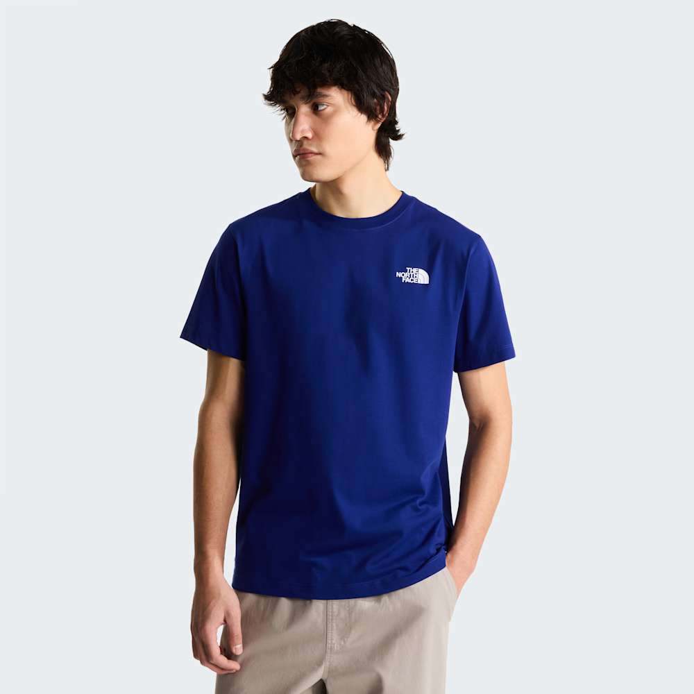 The North Face M Evolution Box Nse Regular Short Sleeve Bold Blue ALT2