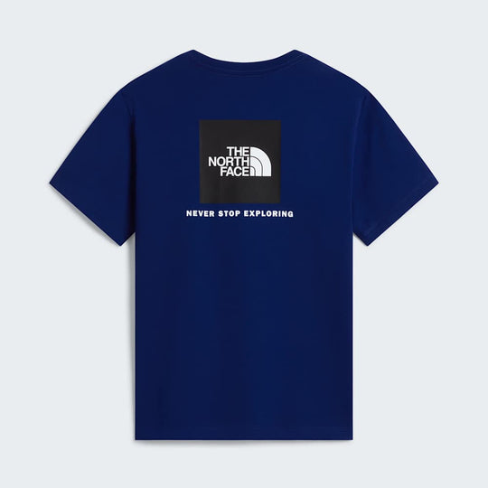 The North Face M Evolution Box Nse Regular Short Sleeve Bold Blue ALT31
