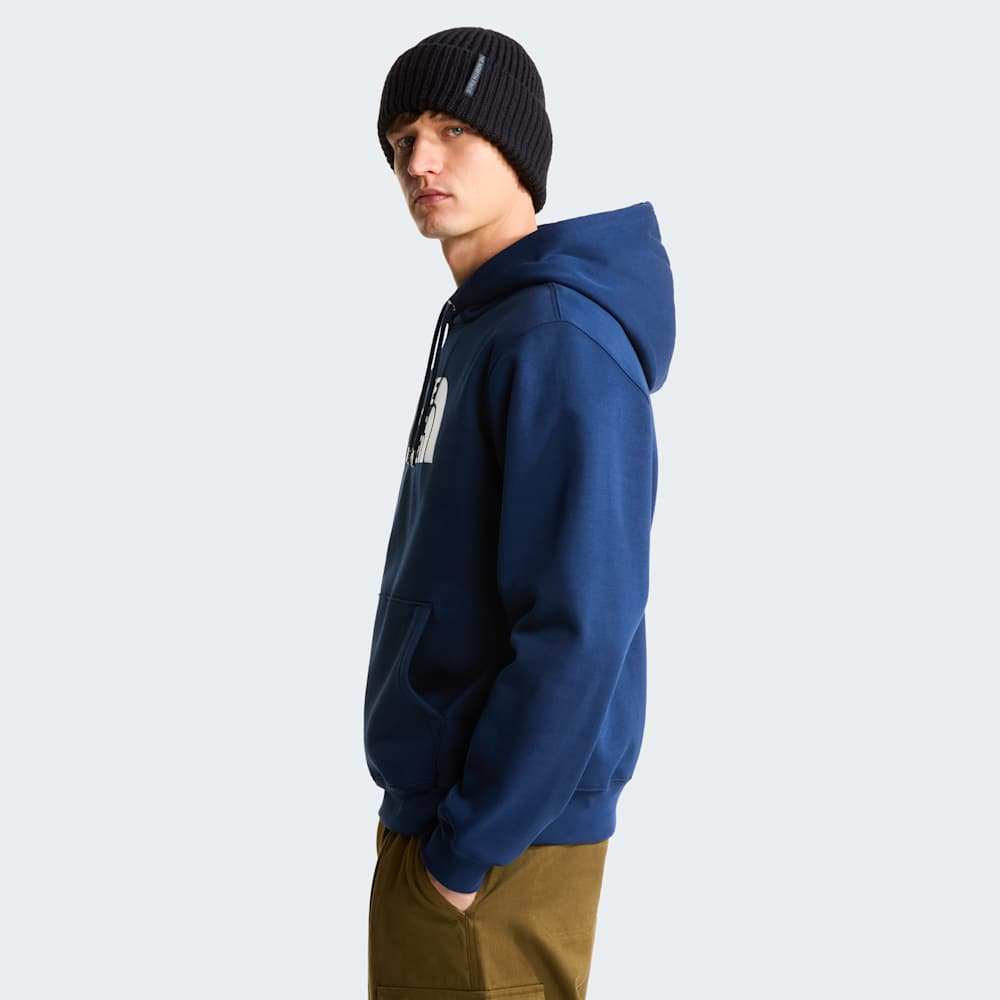 The North Face M Tnf Essential Drew Peak Regular Hoodie Summit Navy ALT2