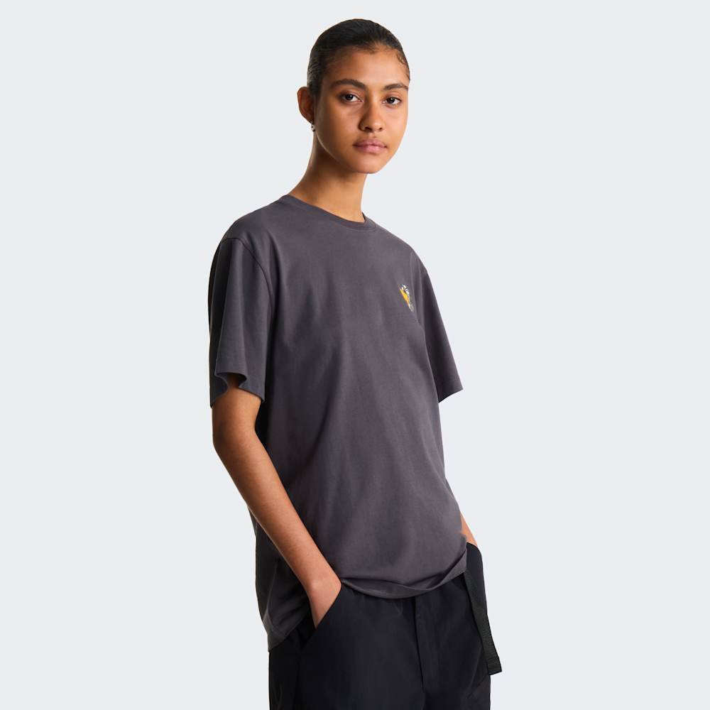 The North Face U Gear Up Get Out Rlx Ss Tee-Graphic Anthracite Grey ALT13