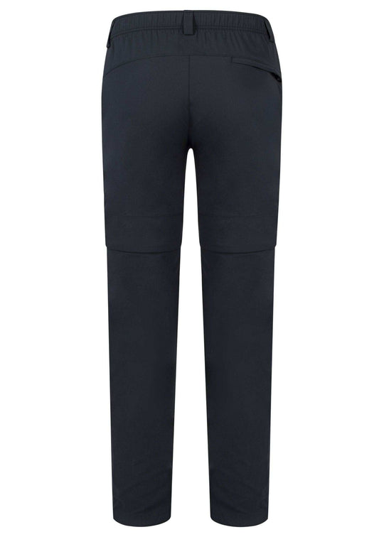 Travel Geo Zip Off Pants - Antracite/Rosso - Blogside