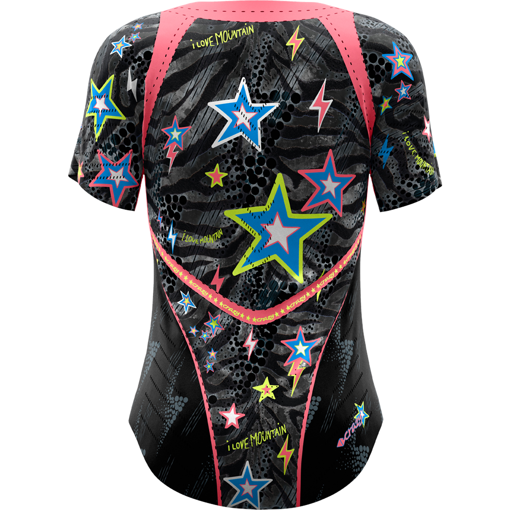 T-Shirt Laser — Black-Zebra — retro
