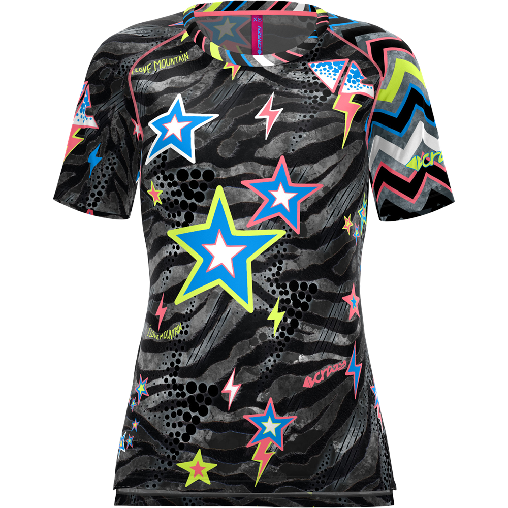 T-Shirt Wonder Magic — Black/Zebra — fronte