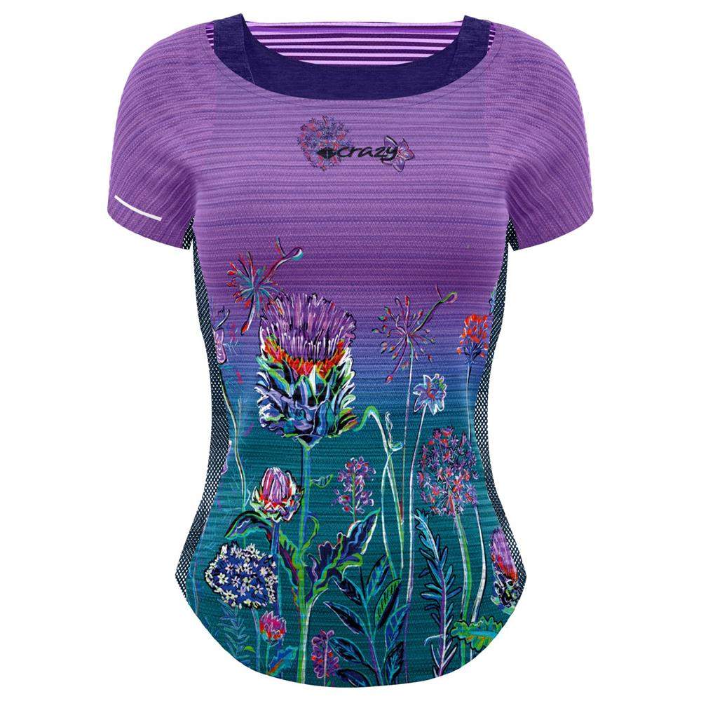 Crazy T-Shirt Slash S23096135D-00 Allium Flower - fronte