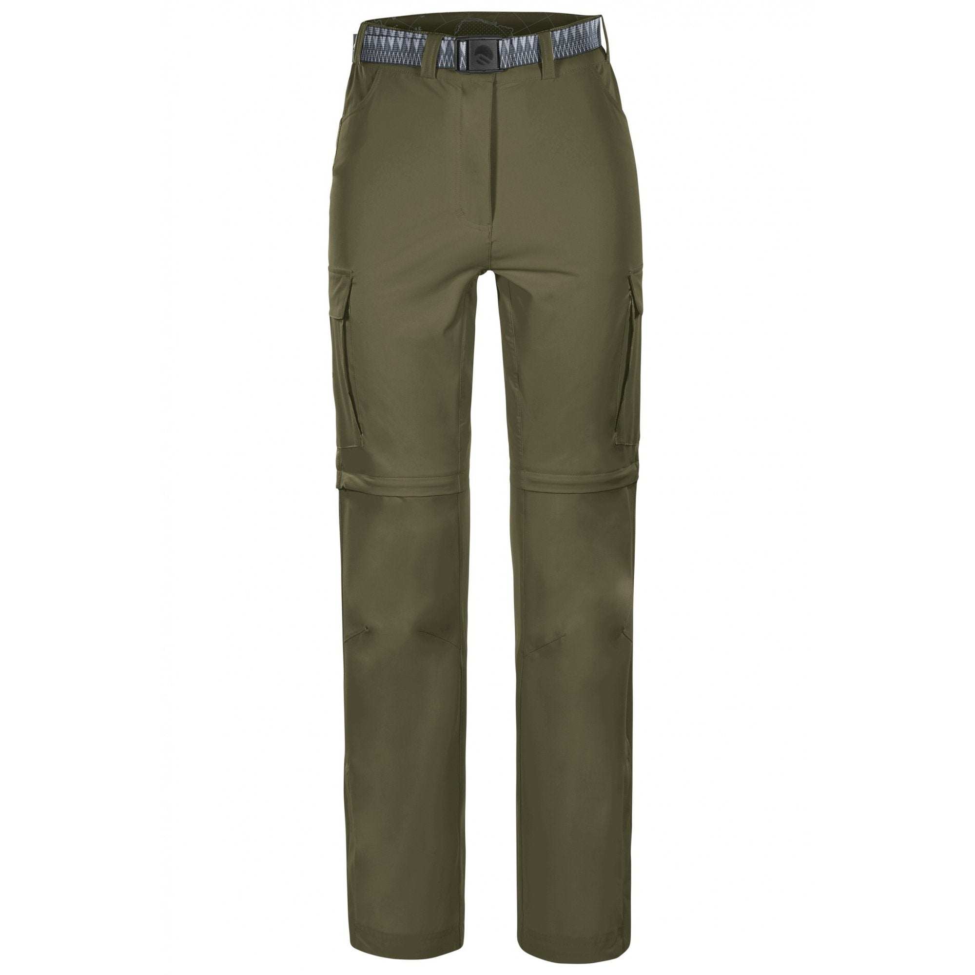Ushuaia Pants Woman convertible trekking pants with stretch fabric and quick drying features