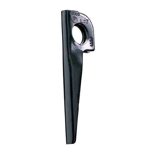 Steel conique piton for granite and hard rock.