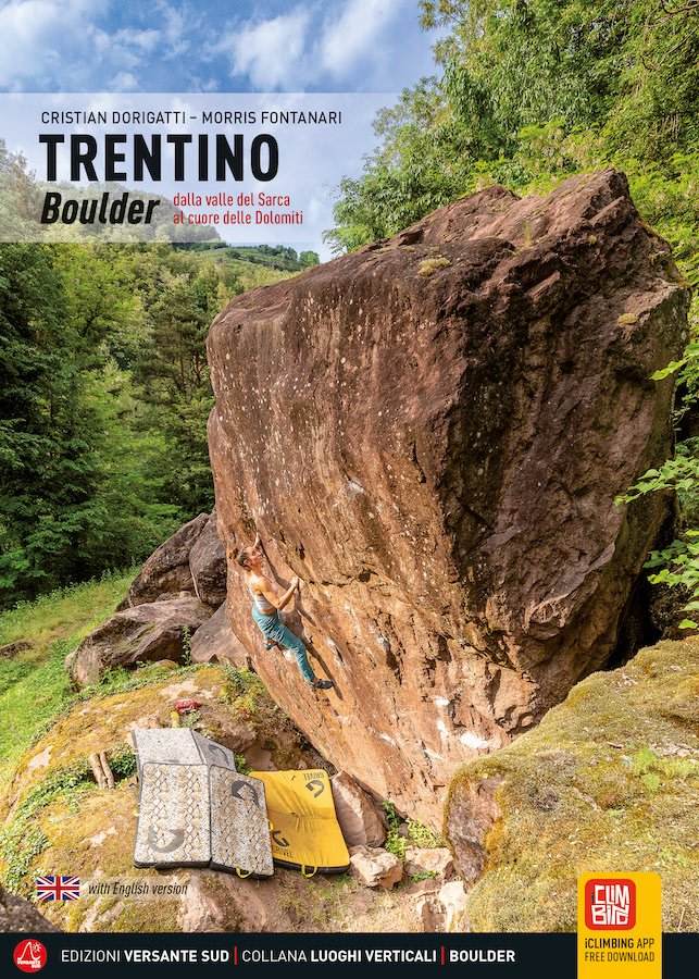 Trentino Boulder - Edizione 2022, copertina ufficiale Versante Sud, ISBN 9788855470797