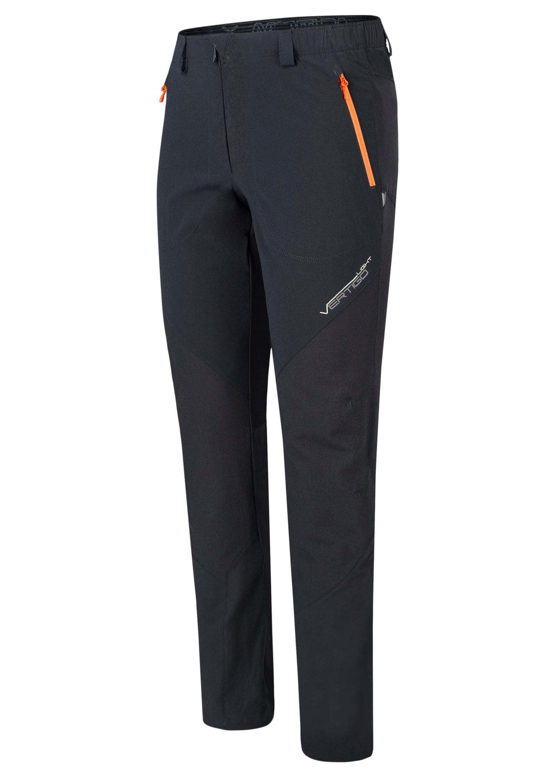 Men's Vertigo Light 2 Pants, black, nylon DWR 4-way stretch, durable and breathable, ideal for outdoor activities.