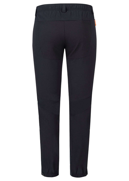 Black Vertigo Light 2 Pants in durable nylon stretch fabric, ideal for outdoor activities.