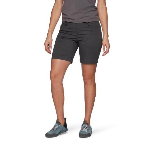 Notion SL Shorts for climbing, stretchy organic cotton, button closure, zip fly.