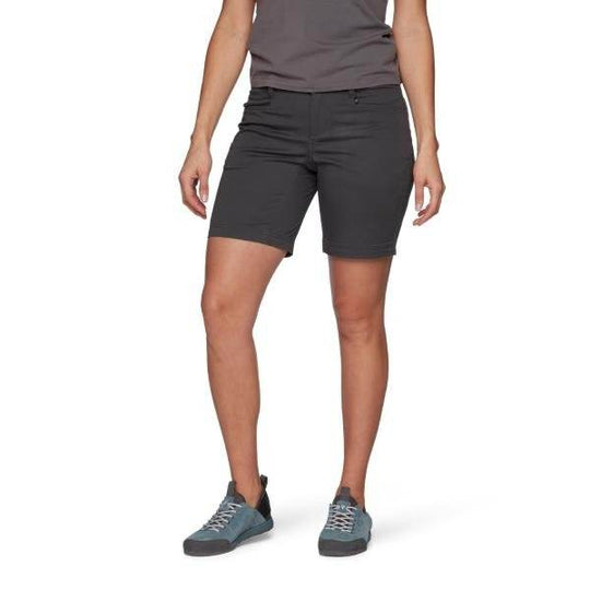 Notion SL Shorts for climbing, stretchy organic cotton, button closure, zip fly.
