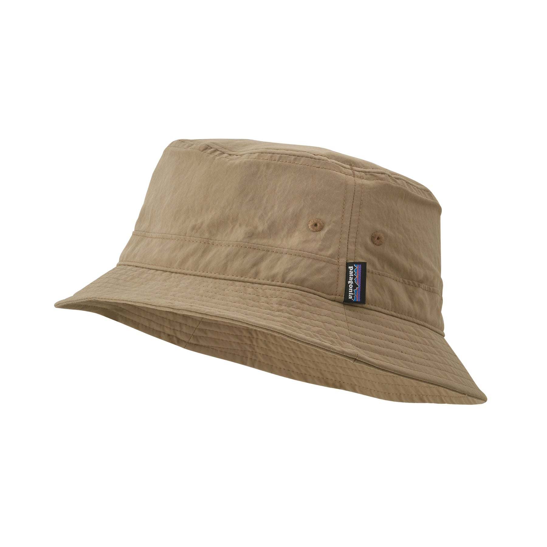 Wavefarer Bucket Hat made from recycled nylon with quick-drying and water-repellent features.
