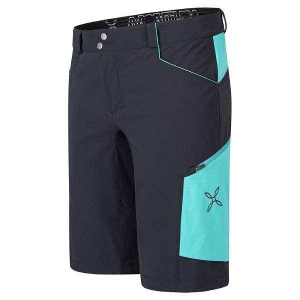 Wild 2.0 Bermuda men's stretch nylon mountain bike shorts with zip pockets and elastic waistband