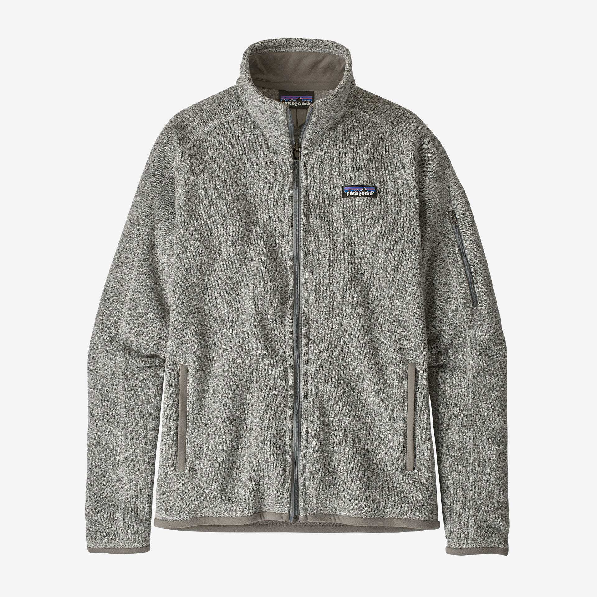 W's Better Sweater Jkt recycled polyester fleece jacket with full zip and wind flap