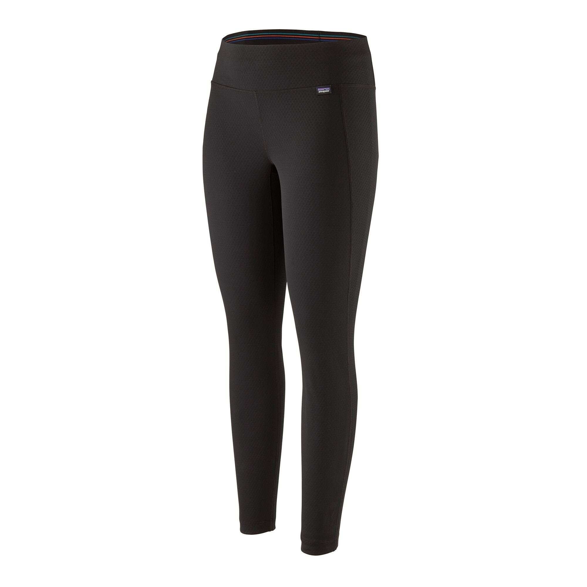 Women's Capilene Midweight Bottoms, made from recycled polyester with odor control and quick-dry technology, ideal for layering and year-round wear.