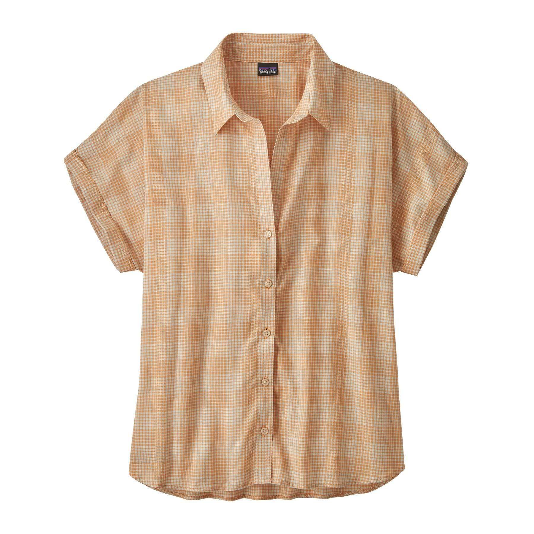 W's Lw A/C Shirt in breathable organic cotton and hemp blend with boxy fit and button front