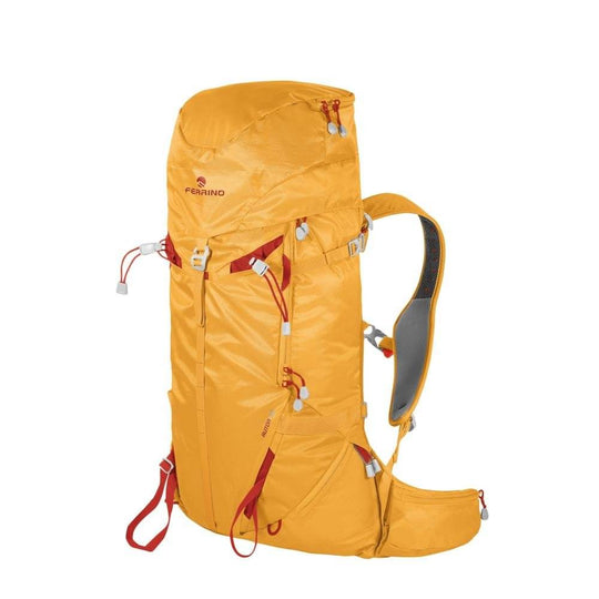 Zaino Rutor 30 yellow alpine backpack with ergonomic design and ample storage.