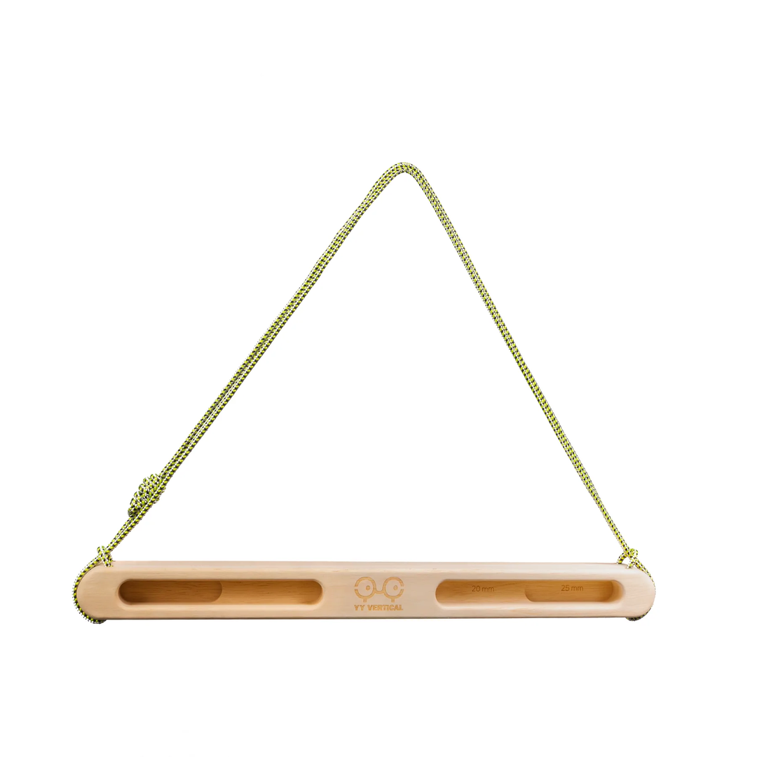 La Baguette wooden gymnastic trainer with rope handle.
