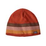 Beanie Hat, Checkered Stripe: Sandhill Rust