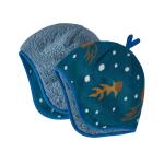 Baby Reversible Beanie, Cosmic Dreams Knit: Crater Blue | Size 2T