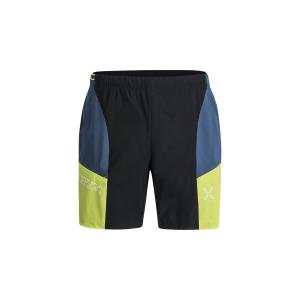 Block Light Shorts, Nero/Verde Lime